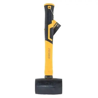 Киянка гумова чорна 340г фібергласова рукоятка SIGMA