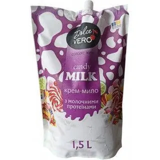 Рідке мило Dolce Vero ДОЙ-ПАК 1,5л Candy Milk