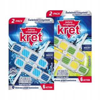 KRET блок д/унітазу Citrus Fresh 2*40гр