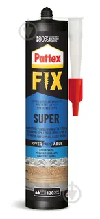 Рідкі цвяхи PATTEX Fix Super клей монтажний 400г