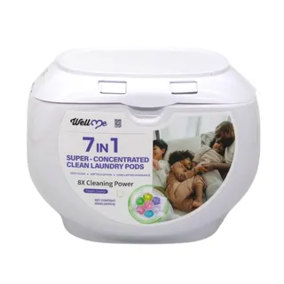 Капсули для прання унів WellMe 7в1  40 шт./поштучно