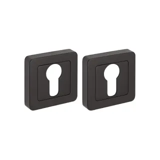 Накладка під циліндр ЕТ-AL 06-01 Black mat квадрат