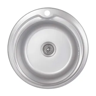 Мийка для кухні 510-D Satin (0.8 mm) Lidz/Brinex