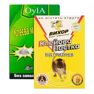 Клей книжка липучка від гризунів Сілк вел