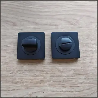 Накладка поворотника BK 0705 Black matt кругла KEDR