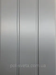 Панель пластикова Терпол 250*7*6000мм (1.5 м²) Кварц сірий