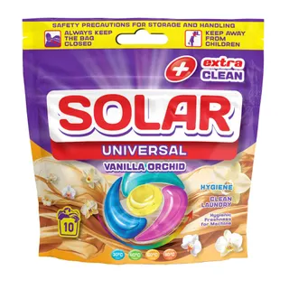Капсули д/прання Solar Ваніла Орхідея /20шт уп/ поштучно