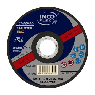 125x1,5x22,2 мм, Flexirapid (Standart), по алюмінію, 41, Відрізний Диск, A 60-P