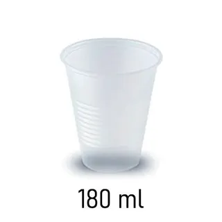 Стаканчик пласт. 180мл уп 100шт