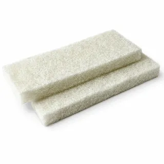 Губка волокно Super Fine для епоксидної затирки (250×100×25 мм) Біла набір 2 шт.