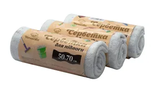 Серветка д/підлоги ганчірка 50*75 біла Помічниця