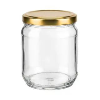 Банка скло 0,5л (15 шт/уп.) прозора