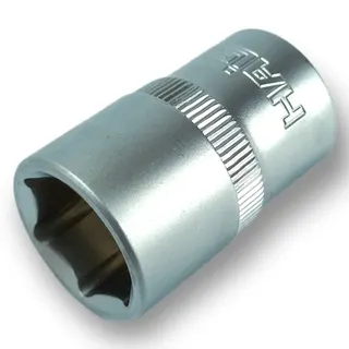 Головка торцева шестигранна 1/2" сатін 23мм*38мм ТМ HAISSER