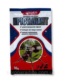 Порошок від мурах Крісталант 10 г (Unichem)
