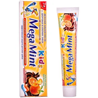 Mega Mint Kids дитяча зубна паста Orange & Chocolate 50мл