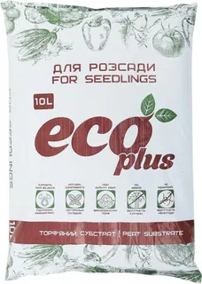Торфяний субстрат ECO Plus "Універсал" 10л