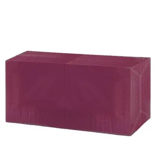 Серветка стол Papero 2шар. бордо 200шт 33*33