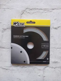 Диск алмазний ceramics 125 мм WERK