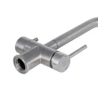 Змішувач для кухні Lidz Aria 020F1 Nickel  43359