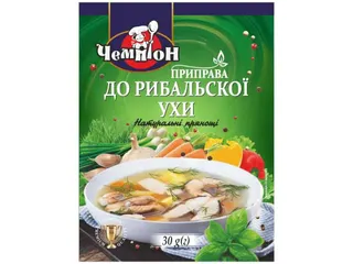 Приправа Чемпіон До рибальської ухи 30гр