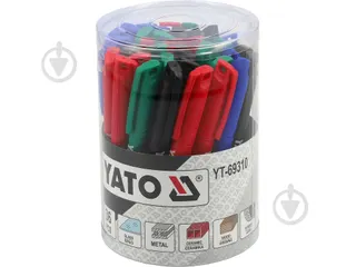 Маркери технічні YATO 2 шт, чорний і зелений